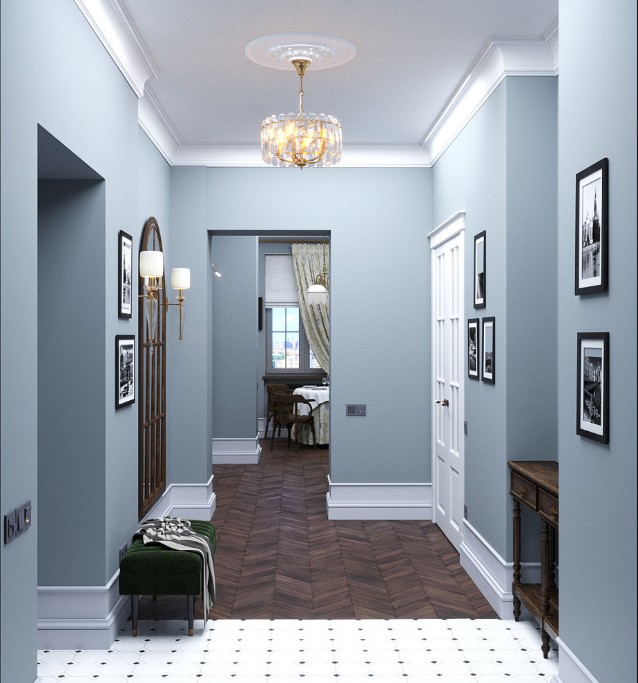 Дизайн-проект трехкомнатной квартиры для пары средних лет.