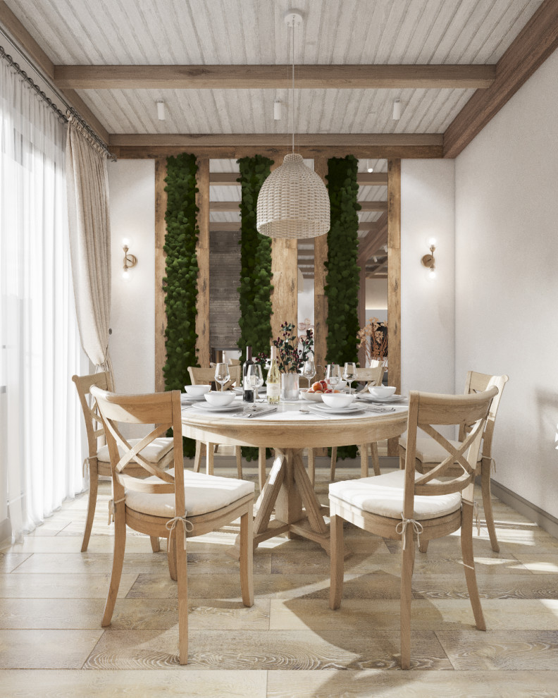 Загородный дом в стиле кантри 1-ый этаж