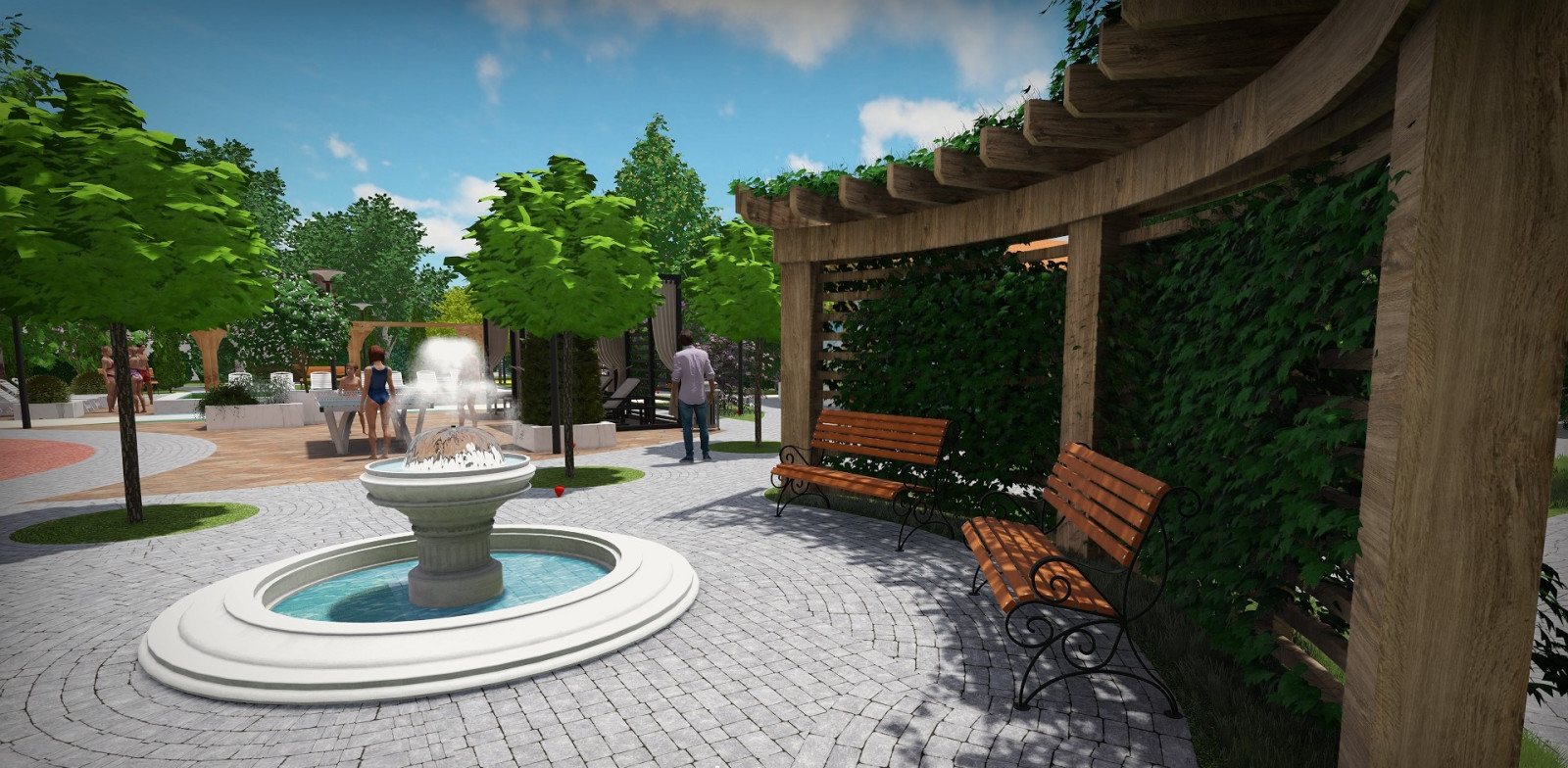 Проект гостиничного комплекса площадью 64 сотки