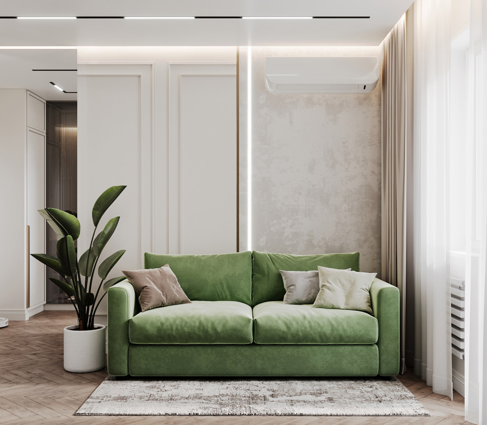 Гардеробная комната. Современный стиль.