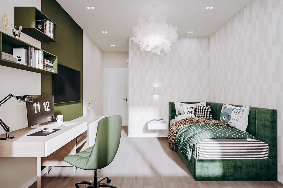 Планировка 3-х комнатной квартиры в современном стиле