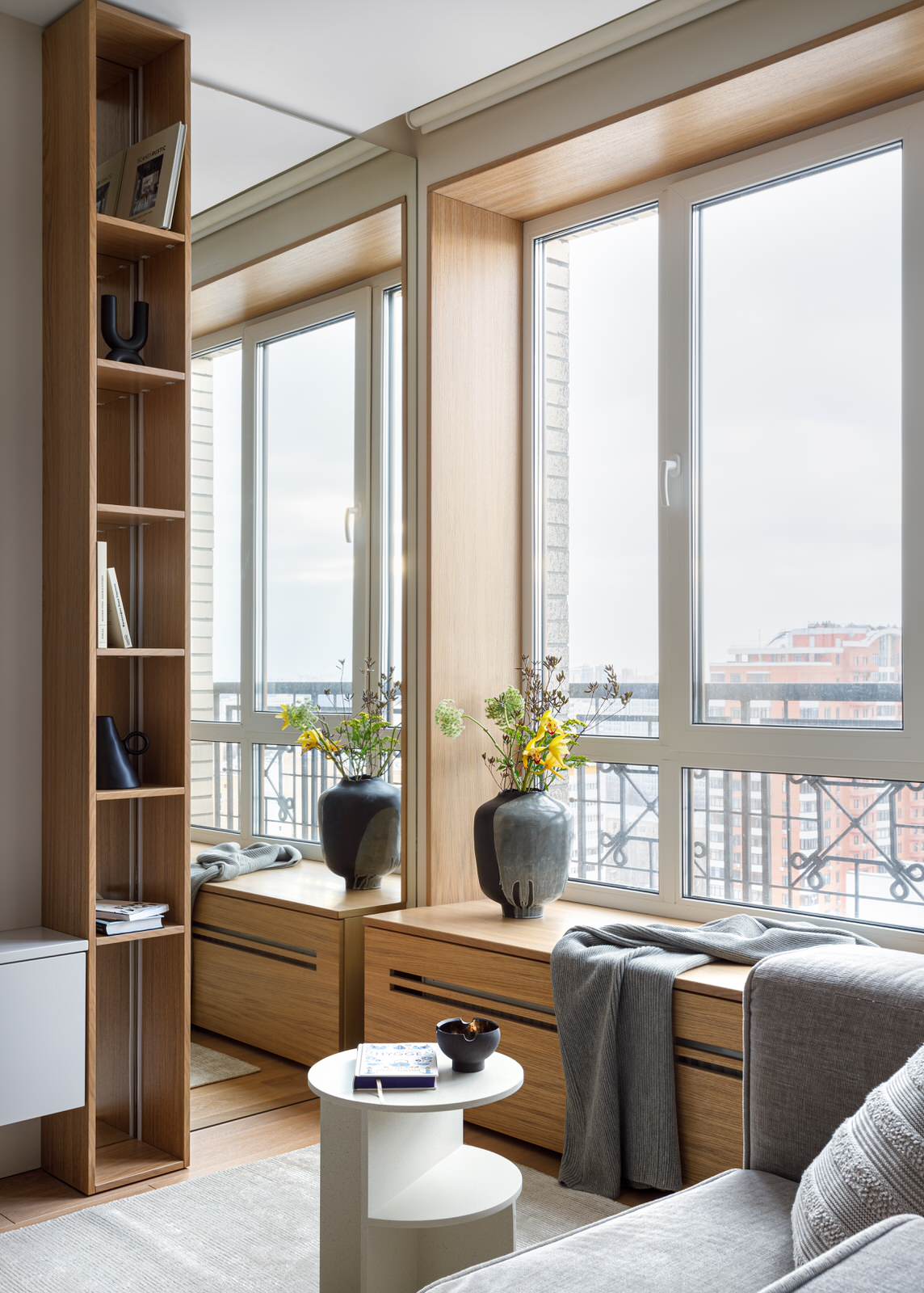 Трехкомнатная квартира в стиле джапанди