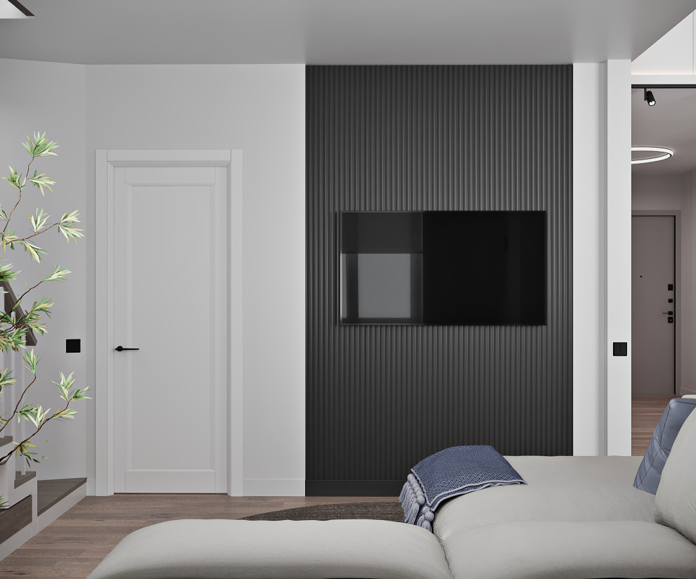 Дизайн проект двухуровневой квартиры