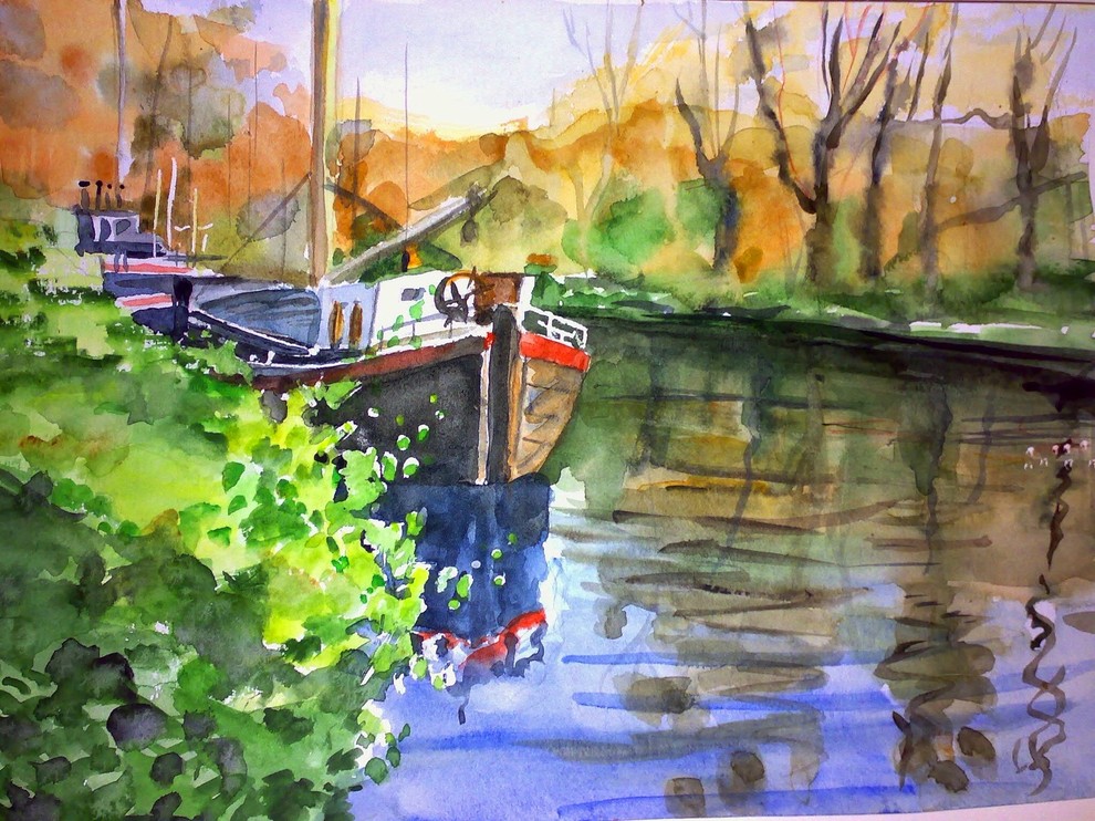 картины акварелью