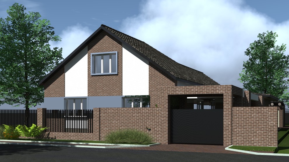 Концепция. Реконструкция фасадов частного дома в г. Тимашевск