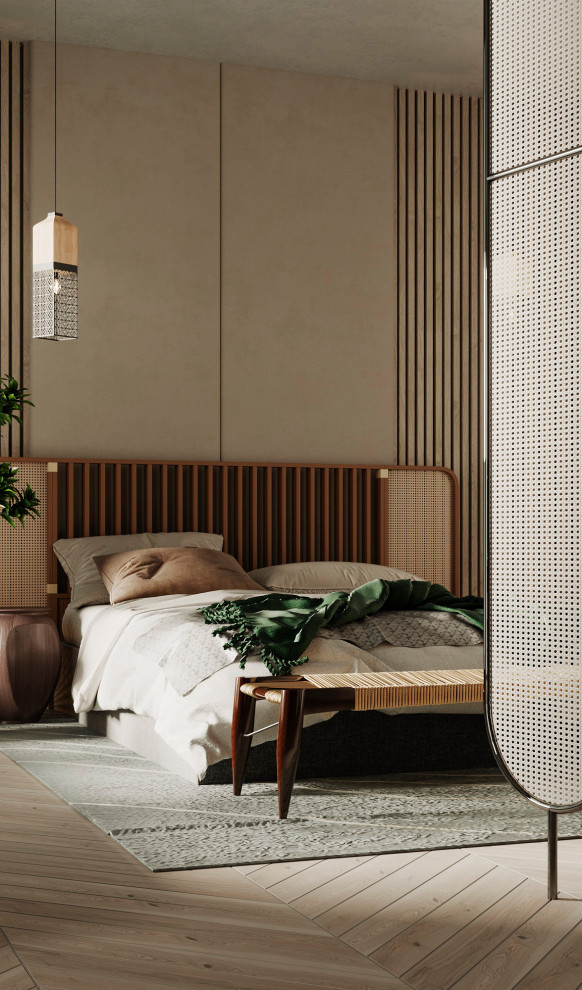 Обложка проекта: Спальня в японском стиле