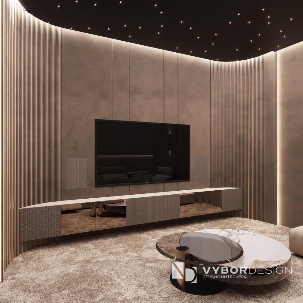 Дизайн интерьера дома из бруса