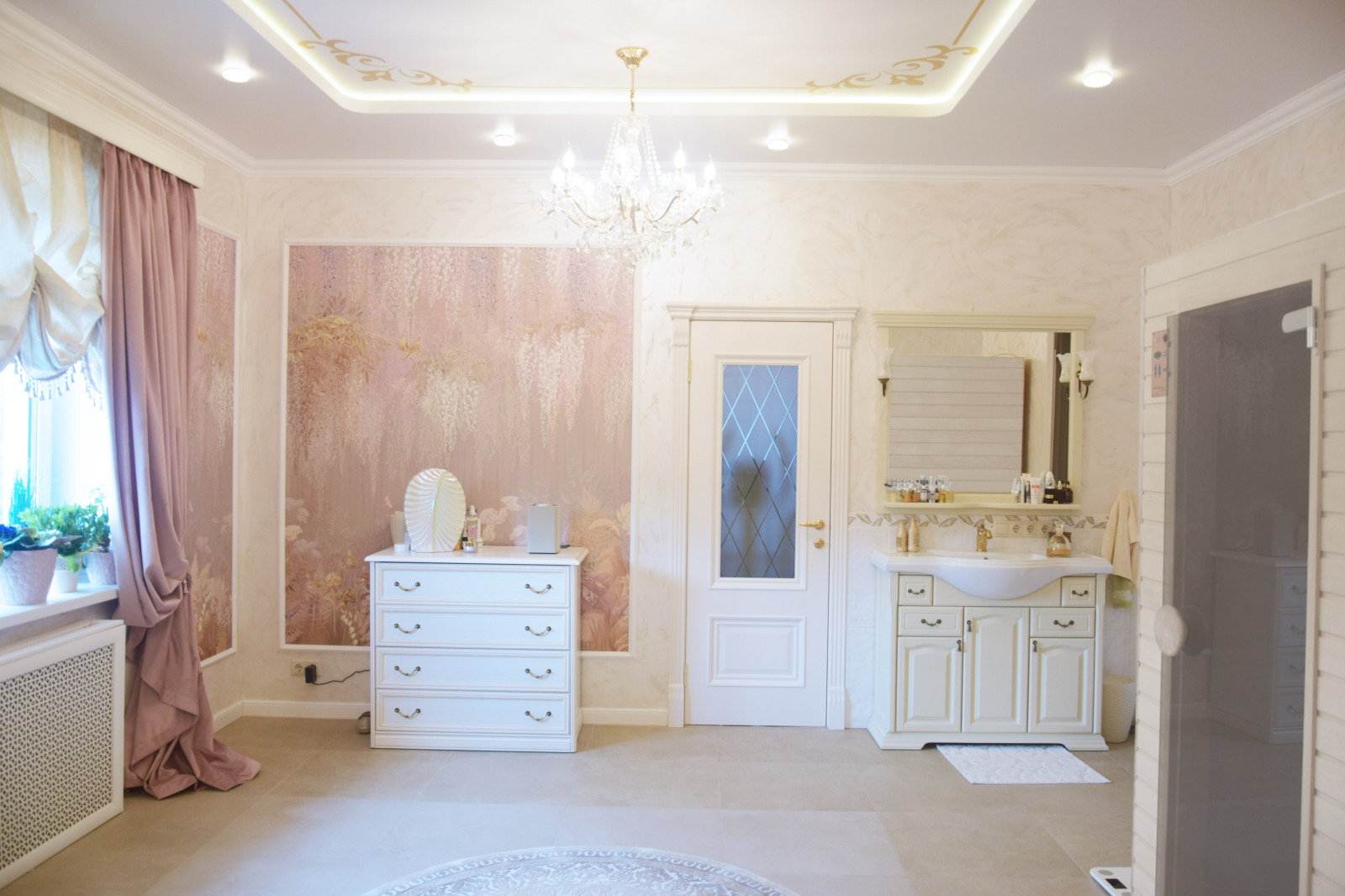 Пудровая роза