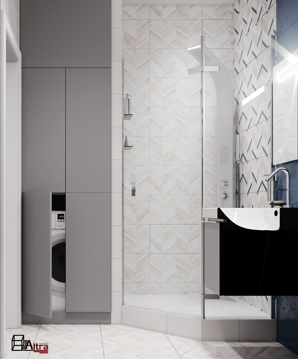 Частичный дизайн-проект квартиры в ЖК Европейский берег