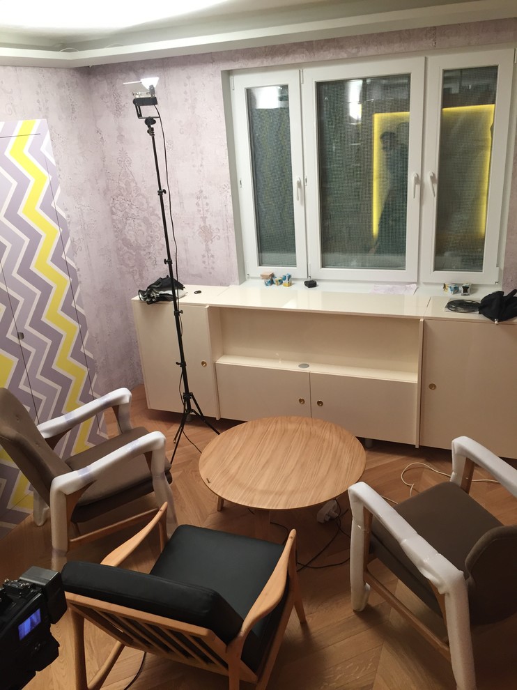 проект интерьера гостиной комнаты для  ТВ программы "КВАРИТРНЫЙ ВОПРОС"
