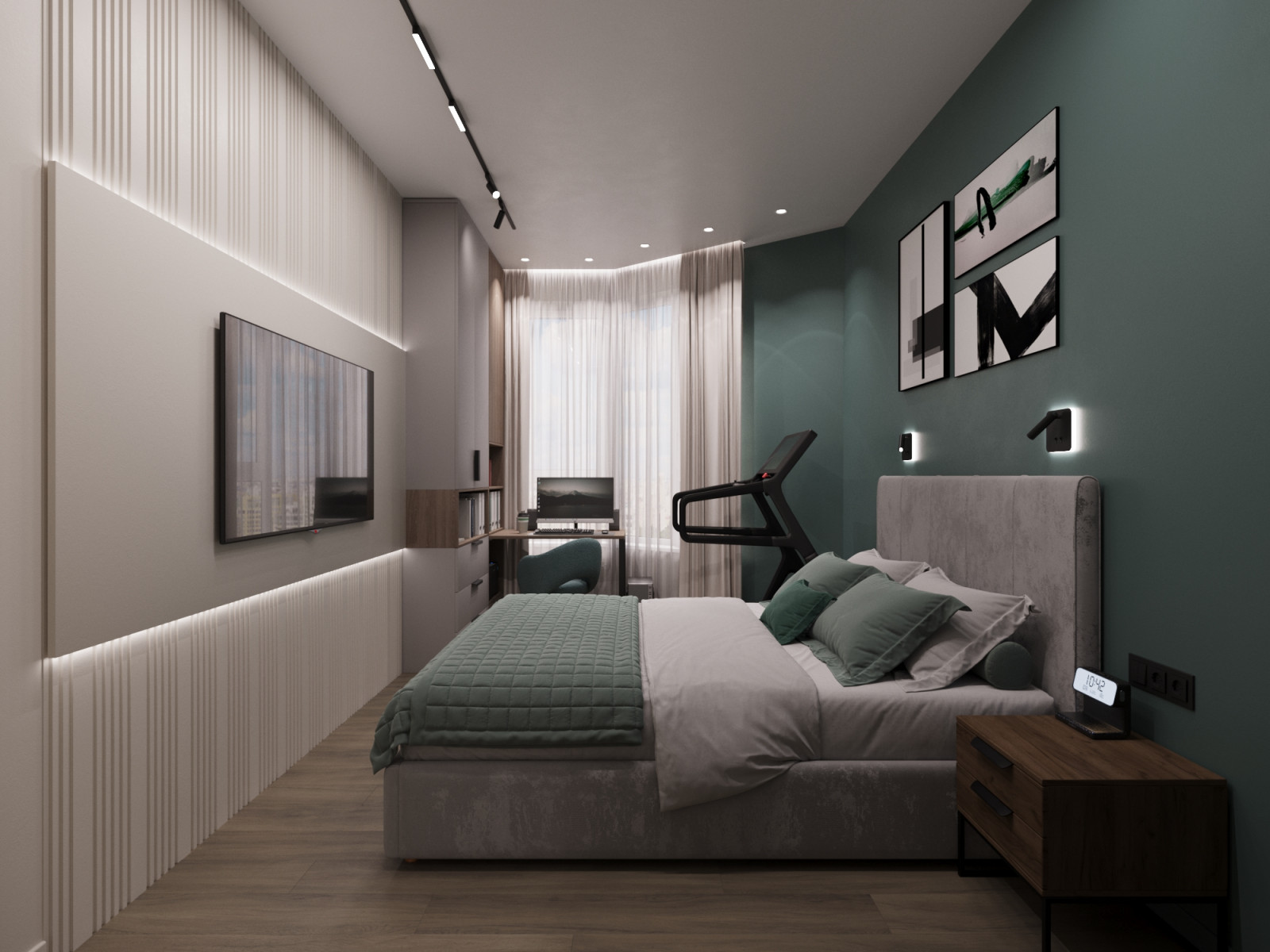 Дизайн интерьера 3х-комнатной квартиры с двумя детскими