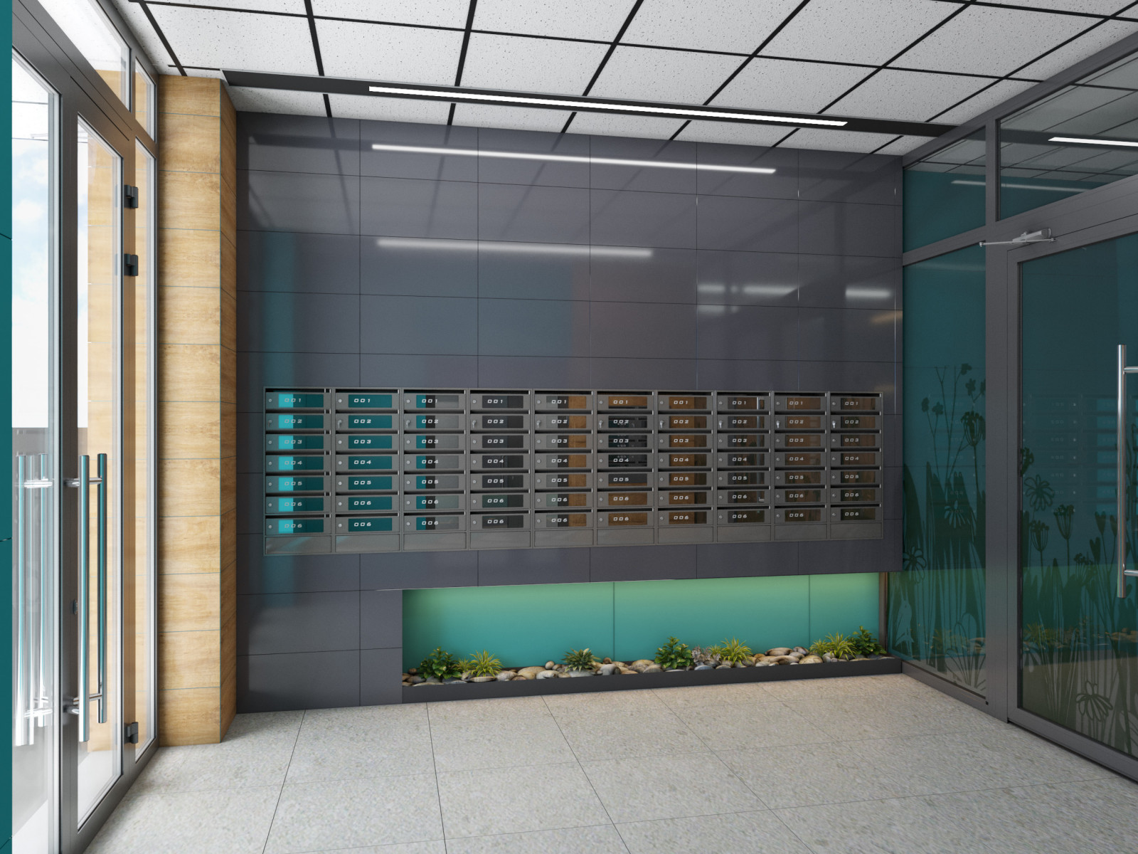 Обложка проекта: МОП для ЖК Бирюзовая Жемчужина, г. Новосибирск