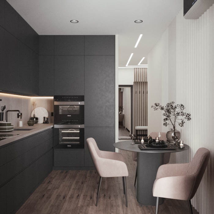 Нежная двушка в  ЖК Атлант