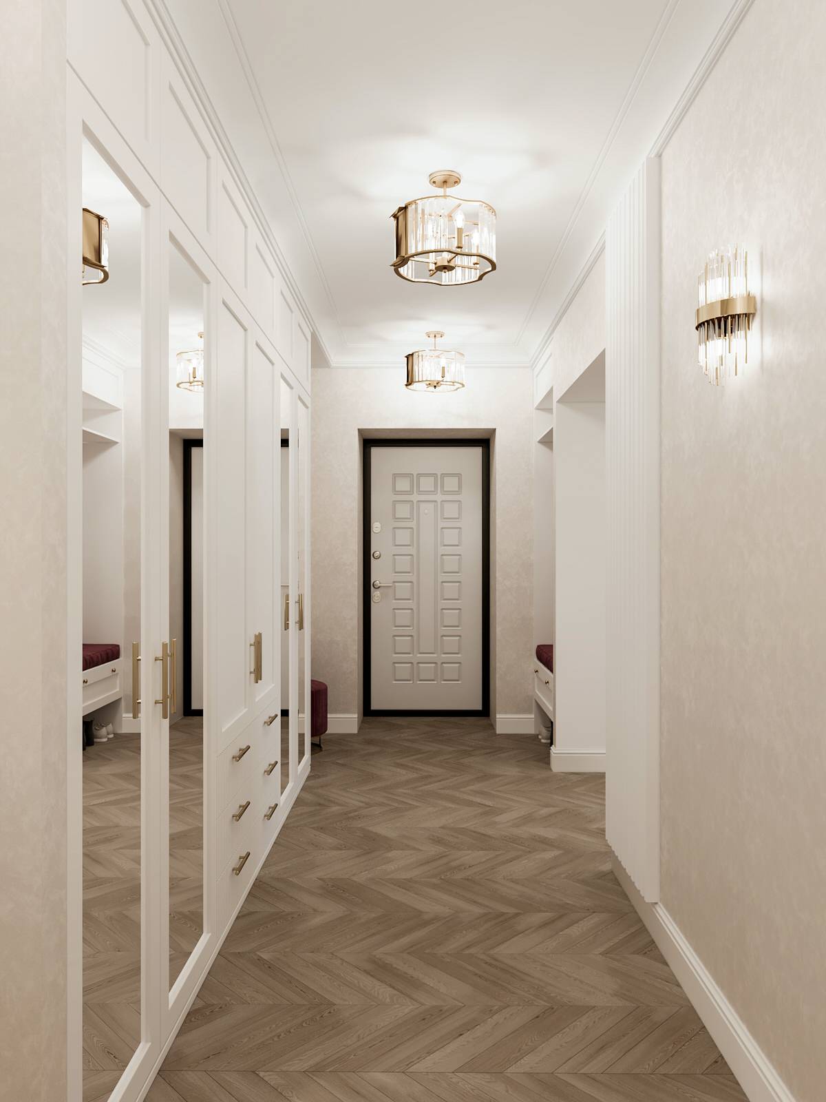 Столичный, 3х комнатный дом, классика с элементами Арт Деко