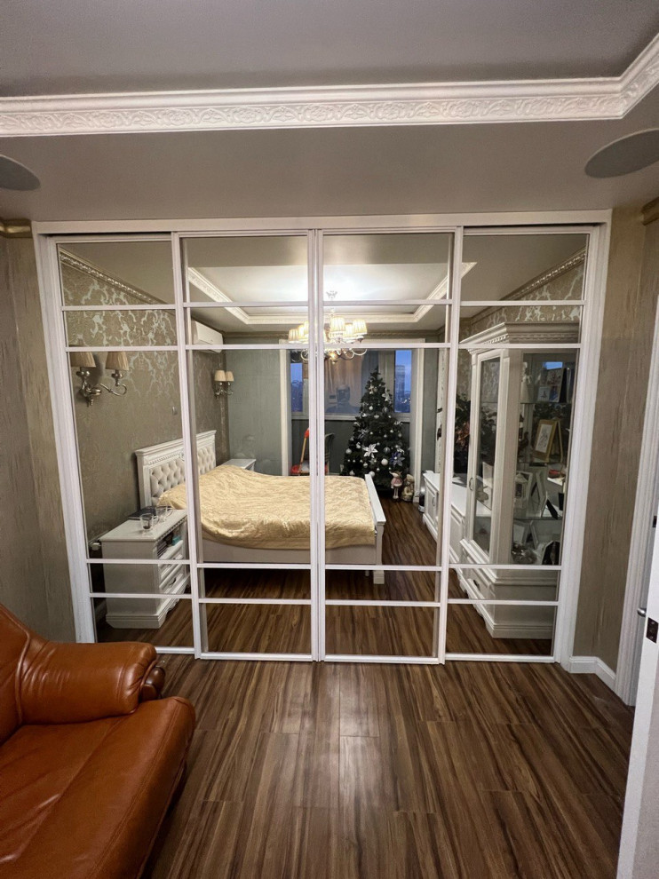 Обложка проекта: Перегородка для зонирования спальной и гостиной зоны