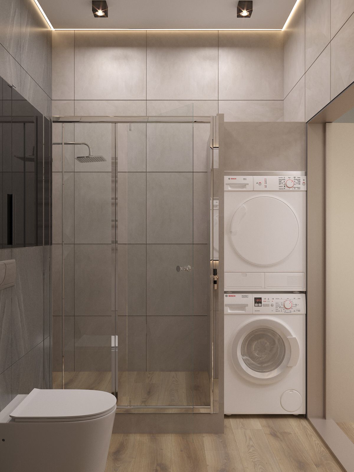 Двухкомнатная квартира в современном стиле с преобладанием древесных акцентов