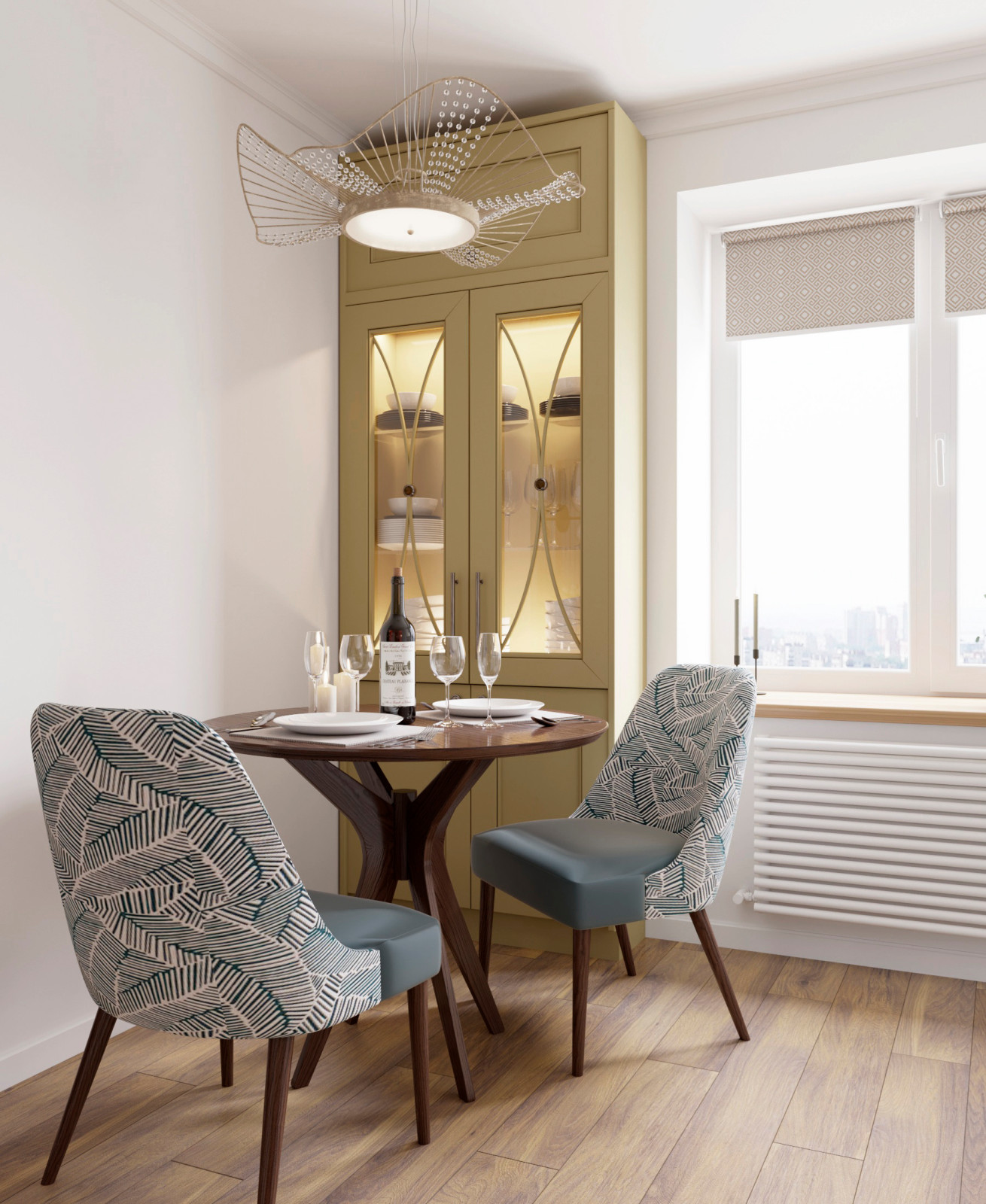 Квартира для молодой мамы и дочки 54 кв.м.