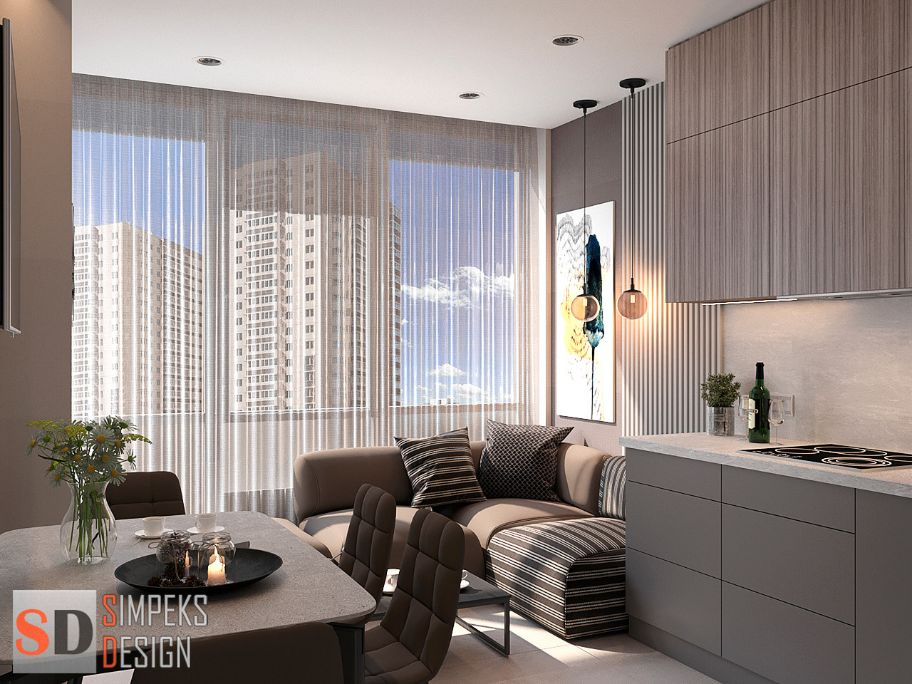 Зона отдыха на кухне