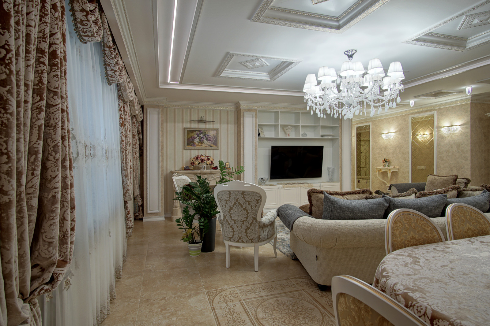 ГОТОВЫЙ РЕМОНТ КВАРТИРЫ 260 КВ.М В ЖК "ТУРГЕНЕВ" Г.КРАСНОДАР