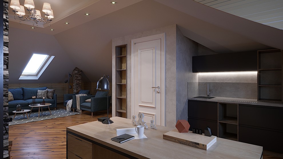 Многоэтажная квартира в Пушкине