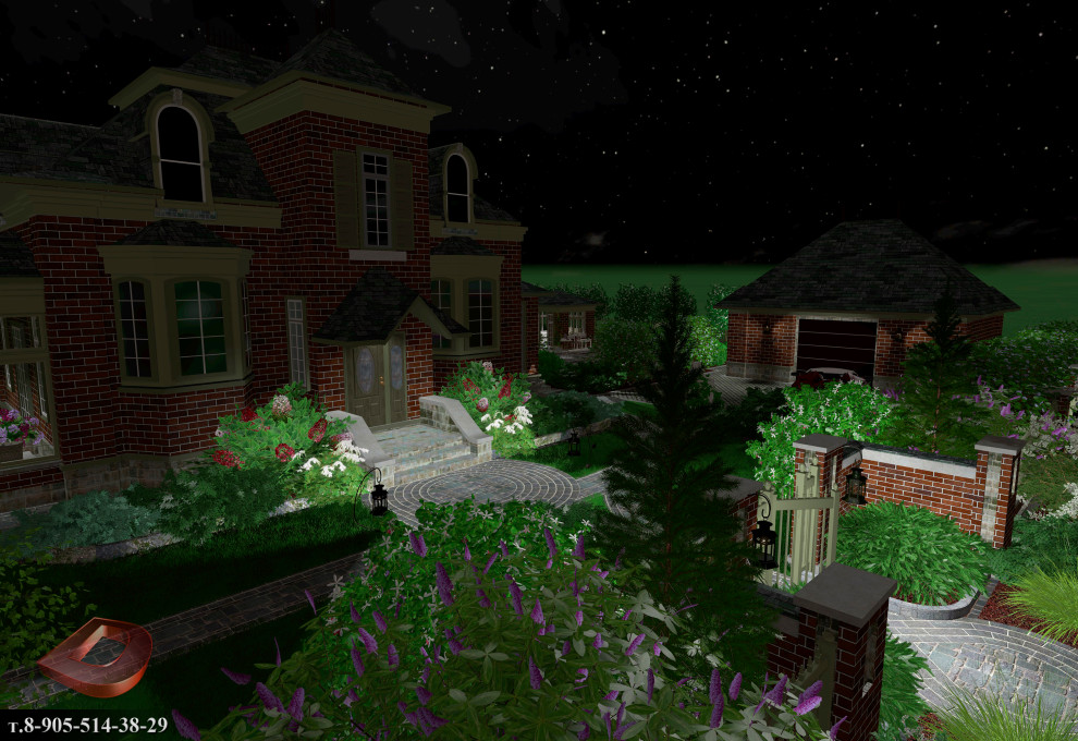 Проект ландшафтного дизайна участка 15,5 соток, Прибалтика , 2019г.