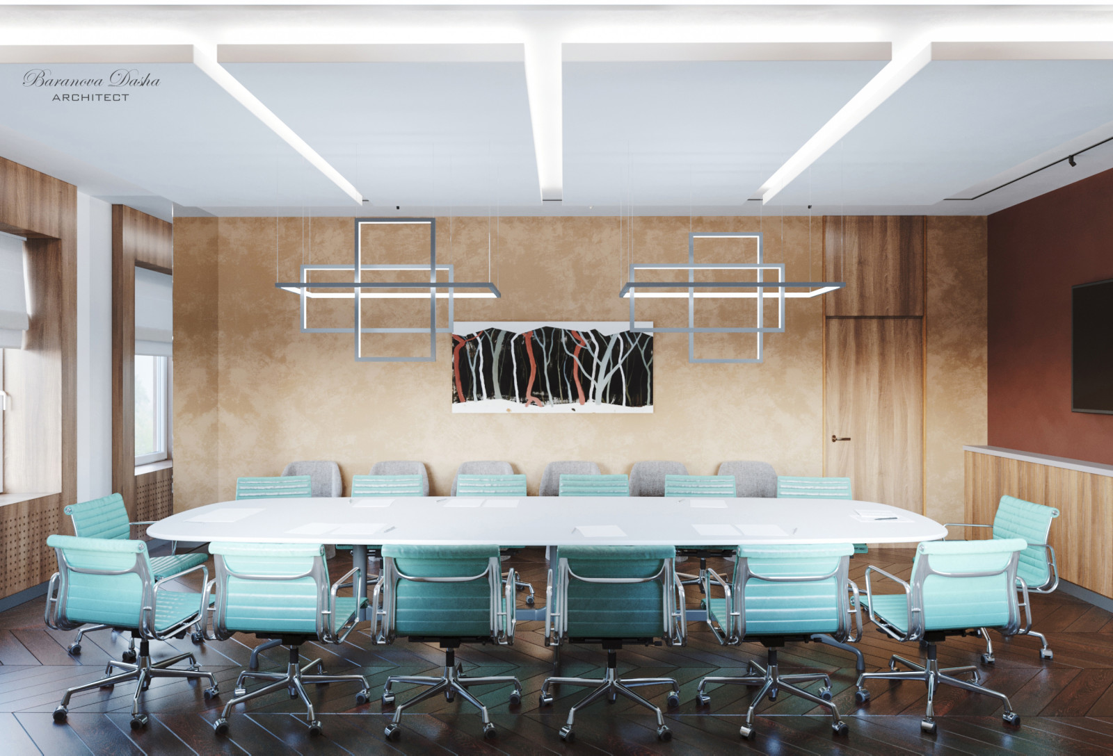 Интерьеры офиса строительной компании