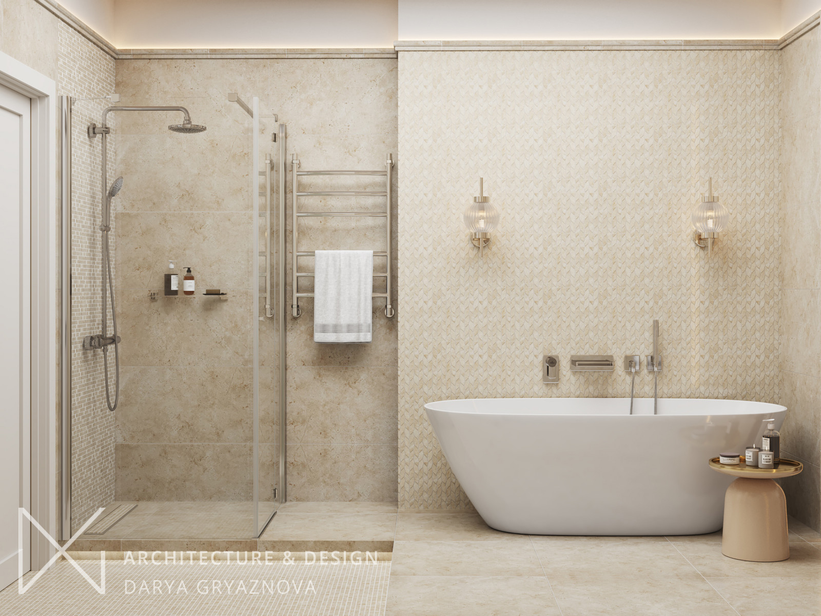 Монохромная городская квартира