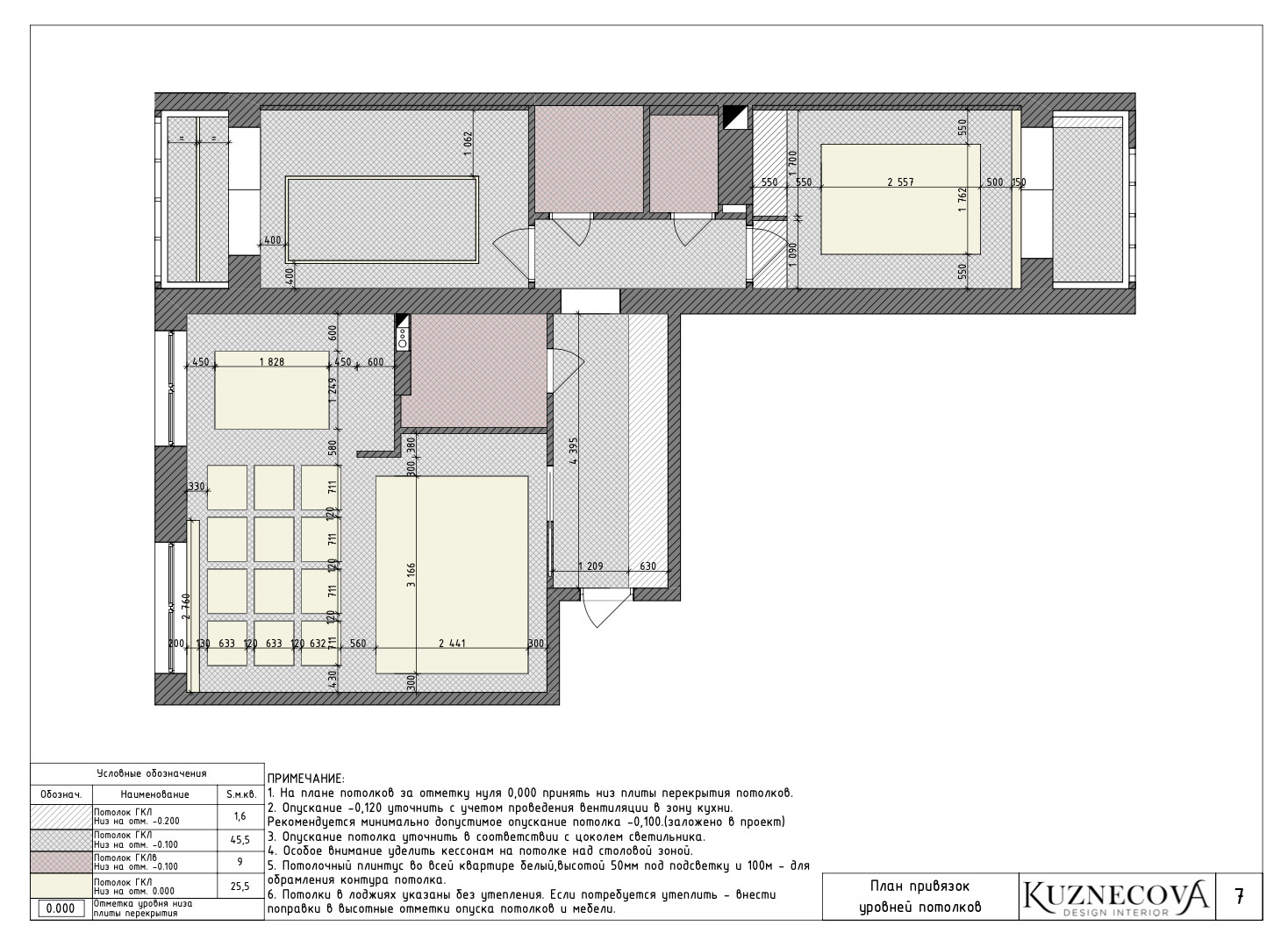 Дизайн проект квартиры 84 кв.м.
