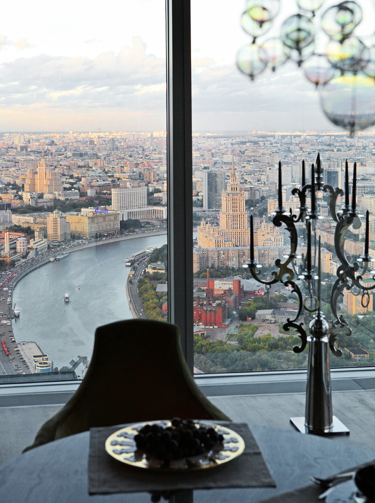 Интерьер шоу-рума в ЖК «Москва-Сити»