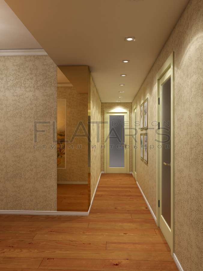 Дизайн 4х-квартиры 115кв.м.  в стиле фьюжн