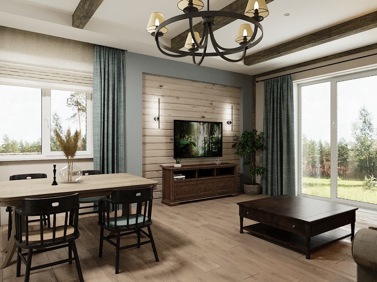 Дом в стиле шале Горная Поляна