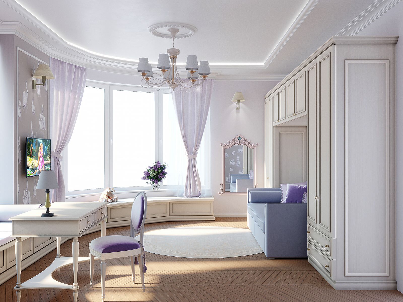 Трехкомнатная квартира в ЖК "Символ"