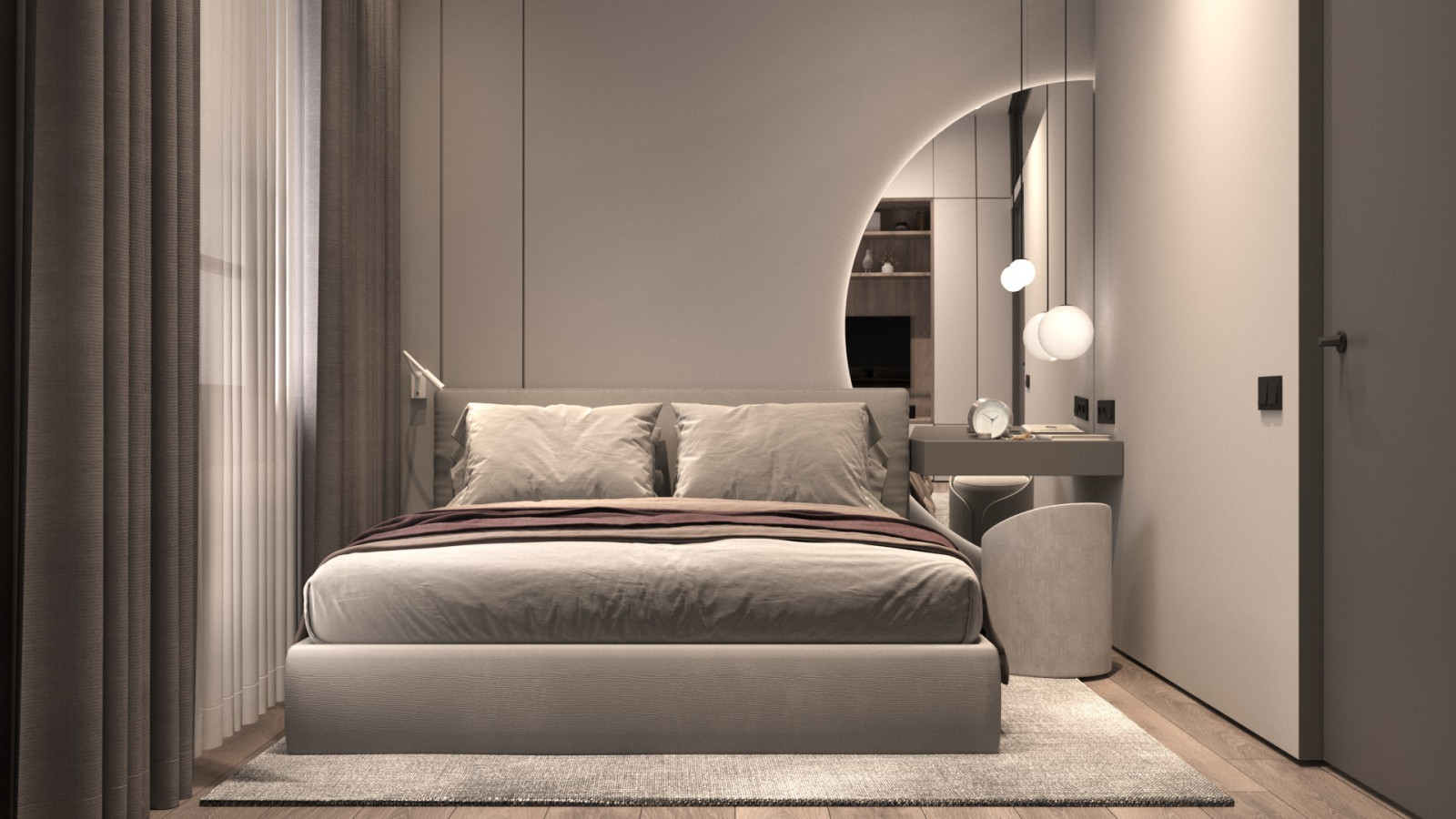 Дизайн-проект квартиры 46м2. Минимализм