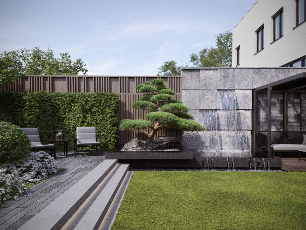 Городской современный сад