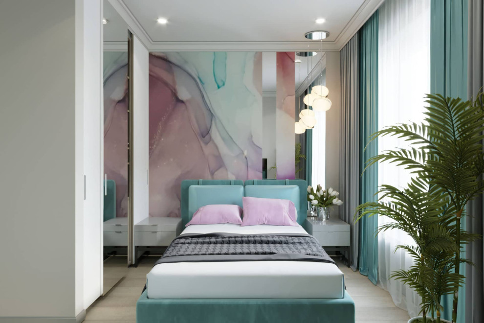 Дизайн и ремонт квартиры в ЖК «Грин Парк» — Бирюзовое настроение