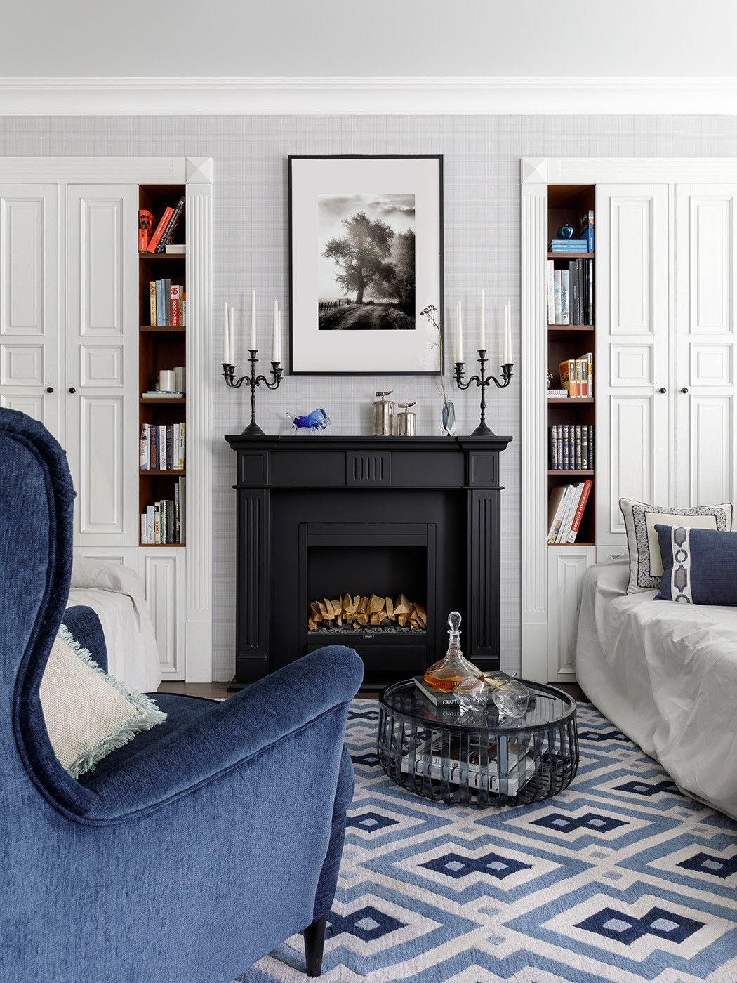 Меланхолия у озера. 120 м² для семьи с двумя детьми