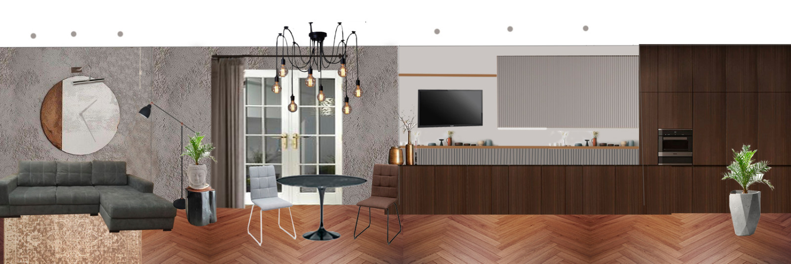 Кухня -гостиная