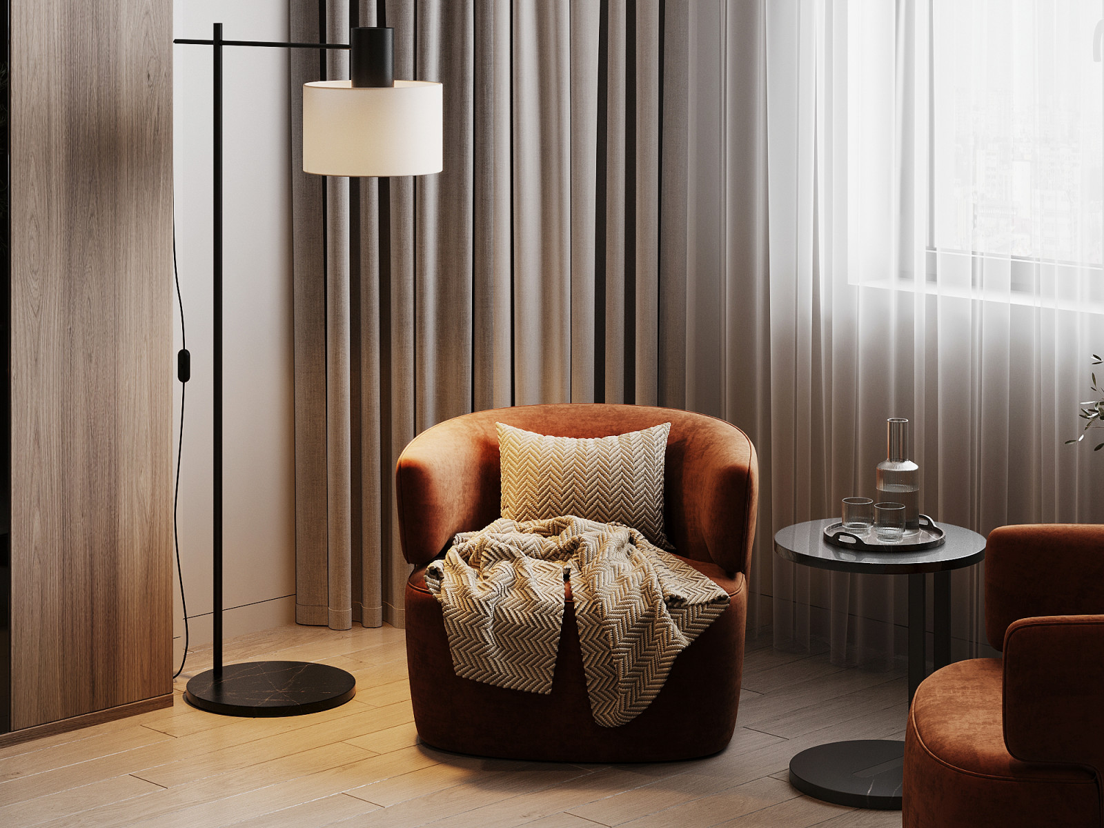 ЖК "Шуваловский" современный интерьер 216 кв.м