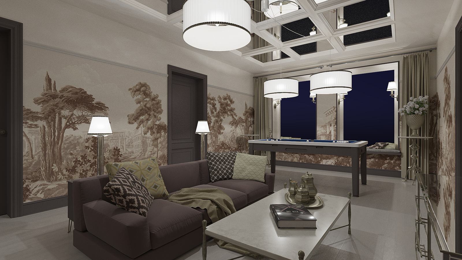 Гостиная в доме