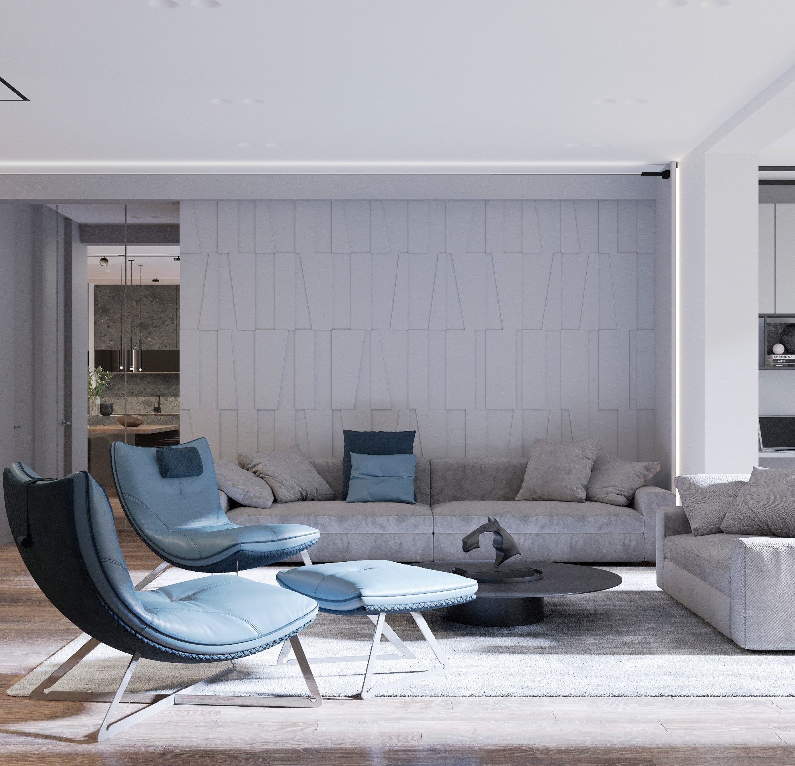 Дизайн-проект квартиры в жк Аквамарин г. Владивостока