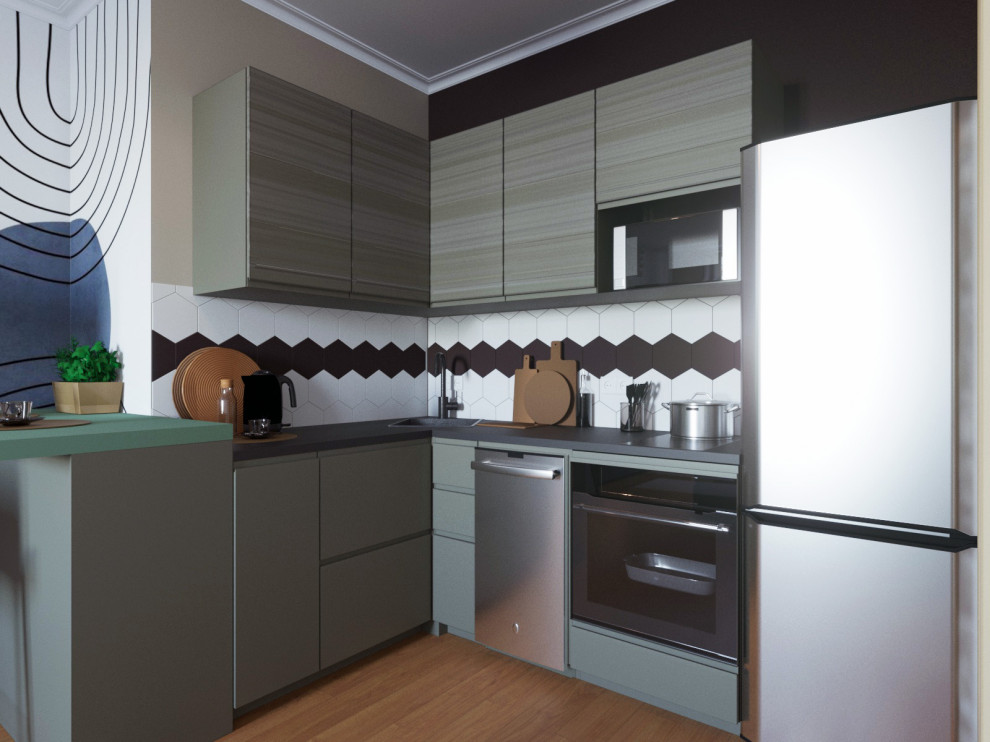 Бюджетный дизайн для евродвушки в ЖК "Ботаника"