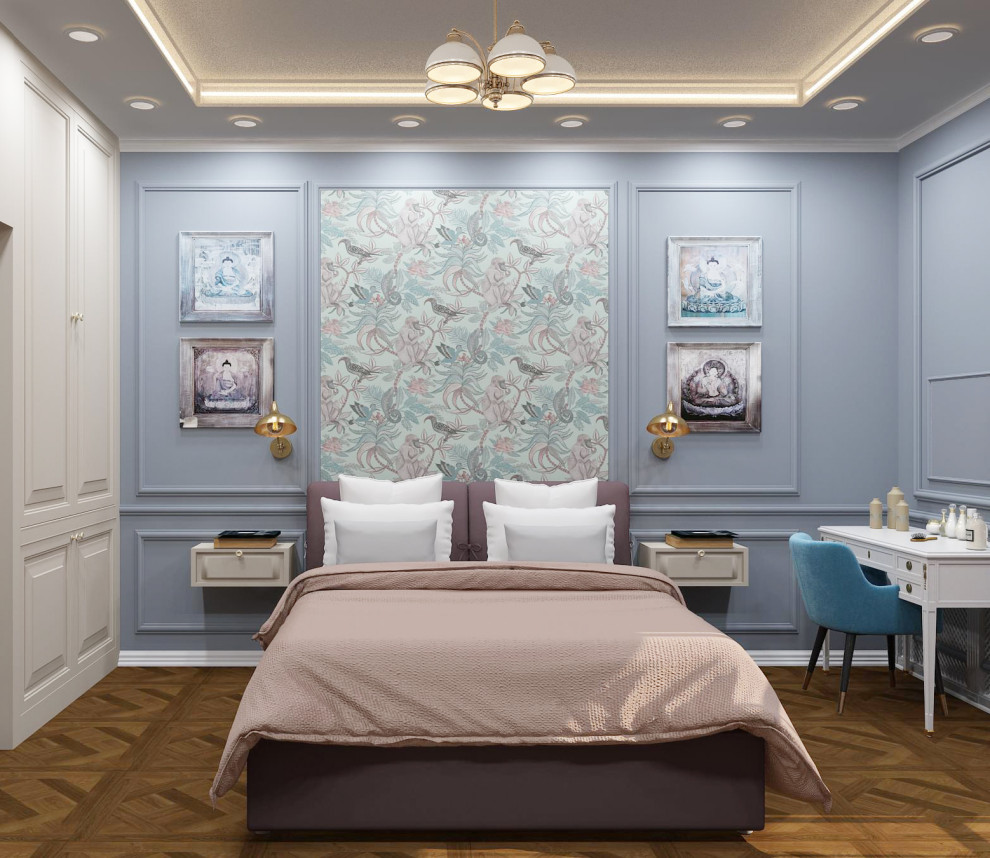 Обложка проекта: Дизайн спальни в стиле современной классики