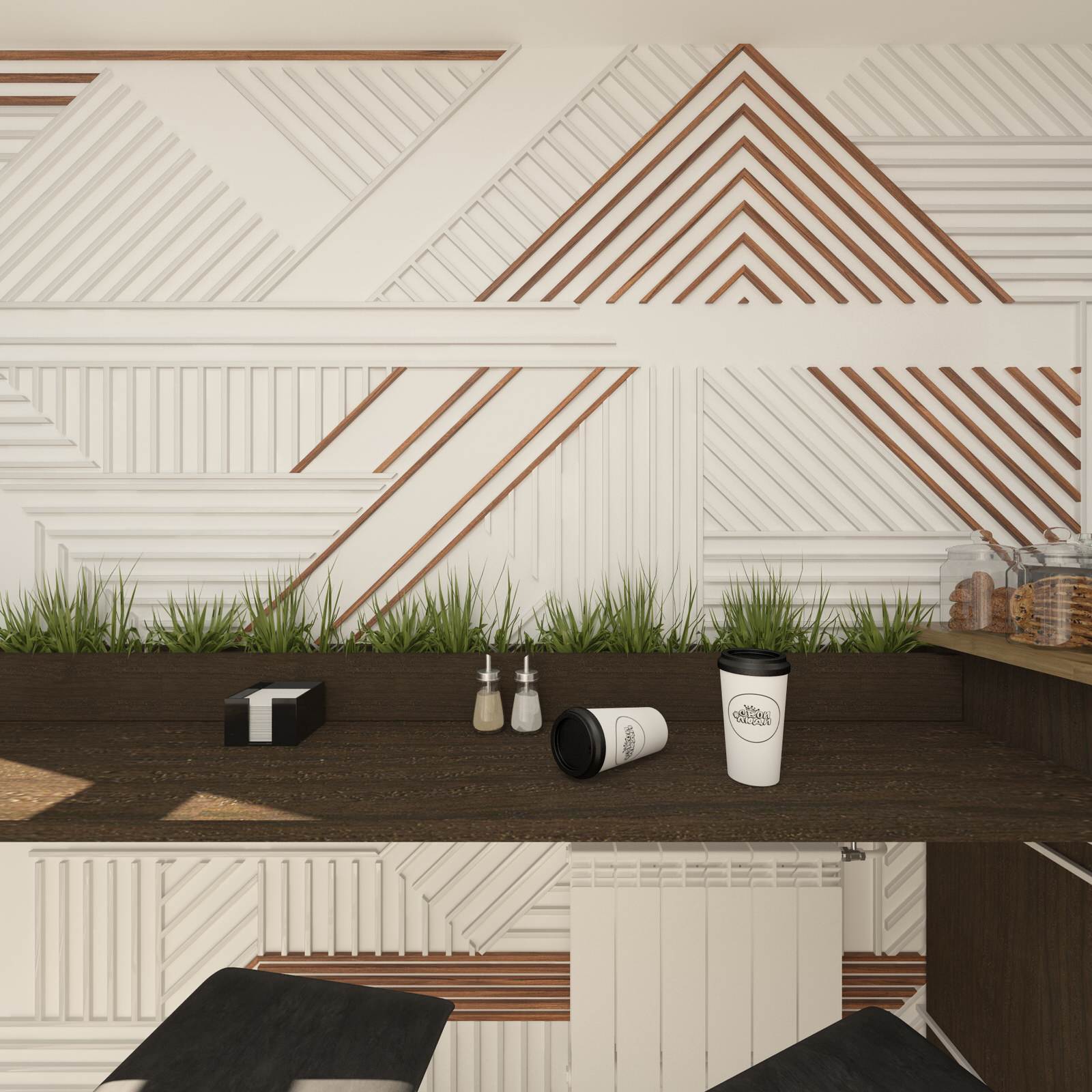 Дизайн интерьера кофейни (Саратов)