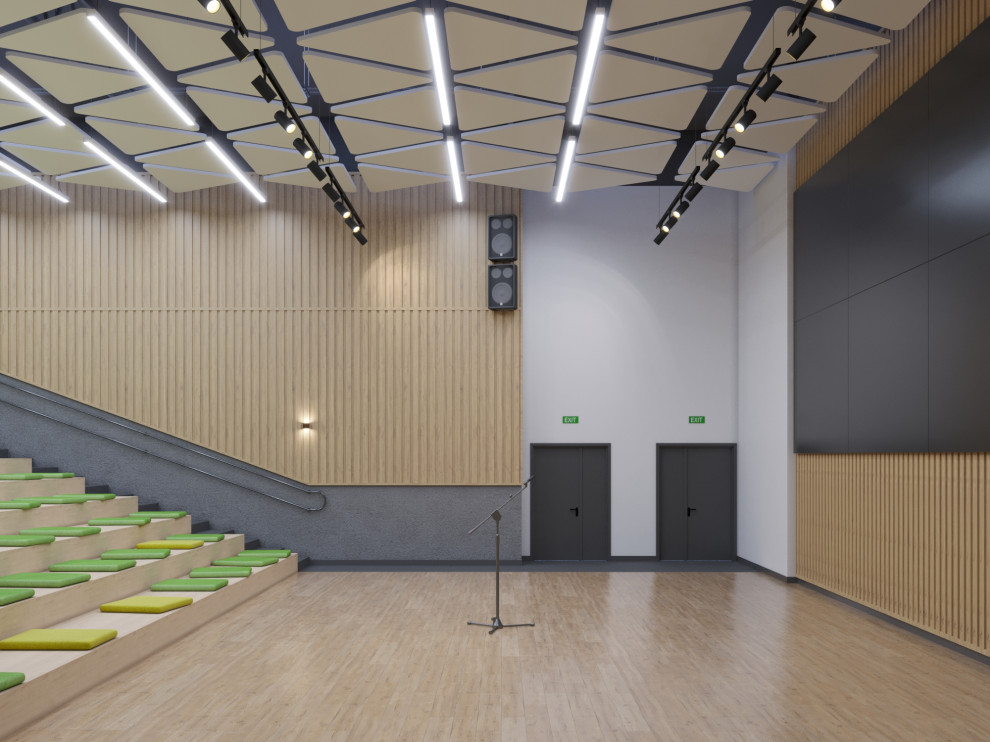 Дизайн-проект интерьеров школы на 825 мест