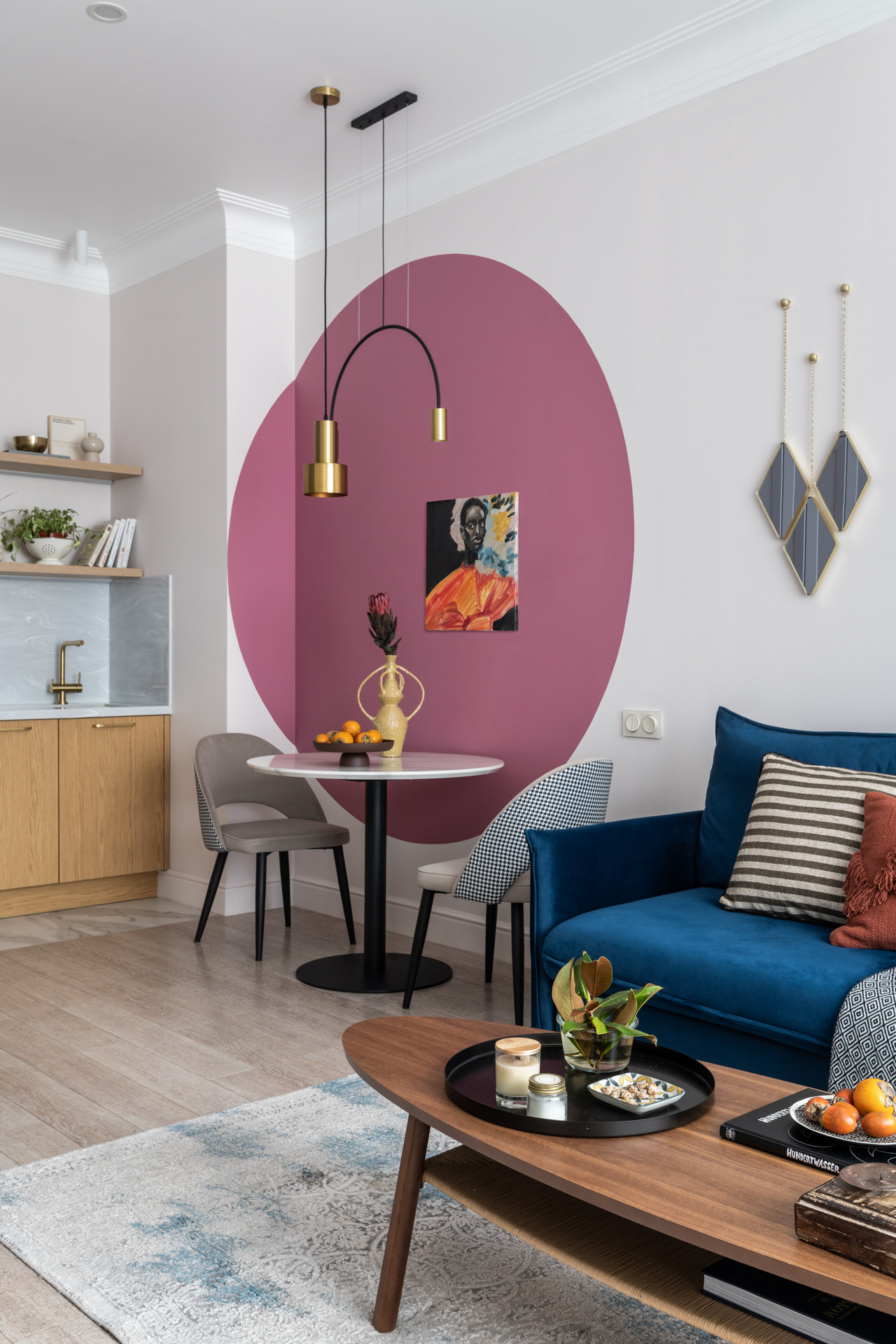 Houzz тур: 49 кв.м — квартира, наполненная цветом