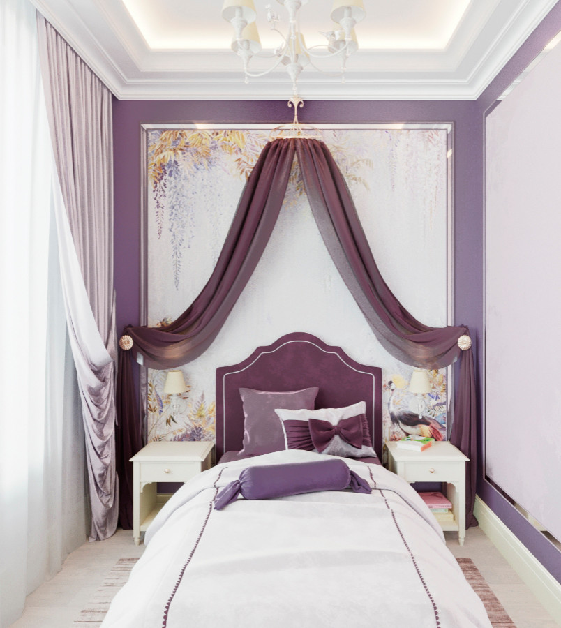 Второй этаж загородного дома, пространство спален в доме, 2020 г.