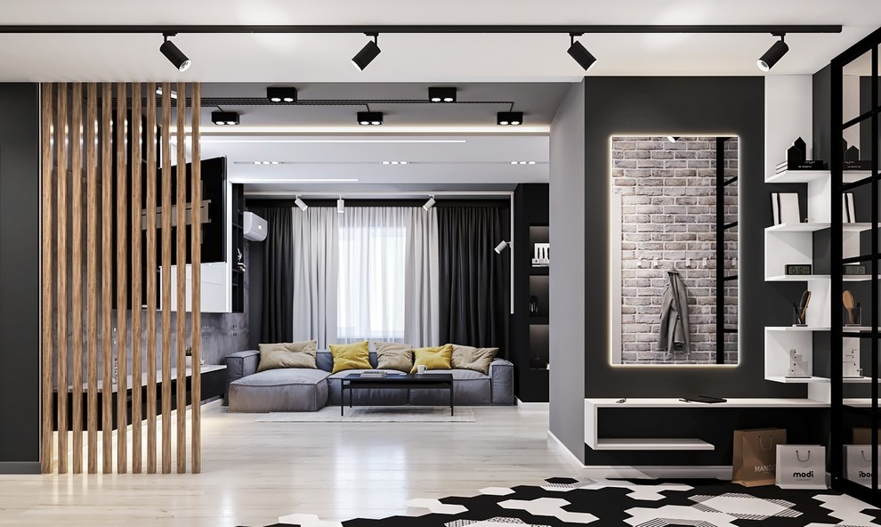 Дизайн - проект 3к. кв. 107 м2  в ЖК "Нормандия"