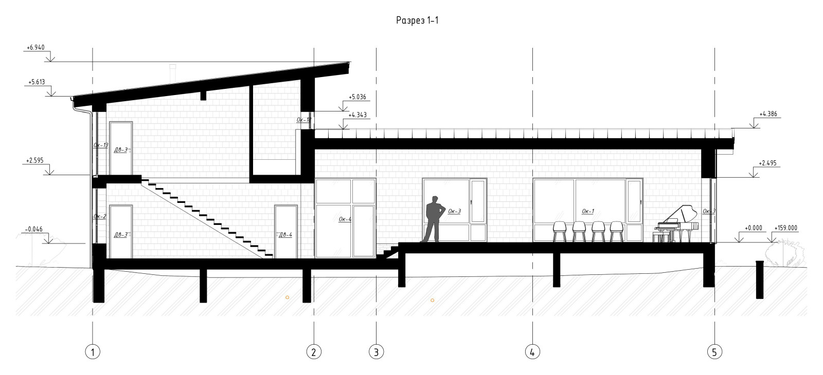 Коттедж на склоне