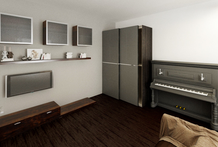 Зонирование однокомнатной квартиры