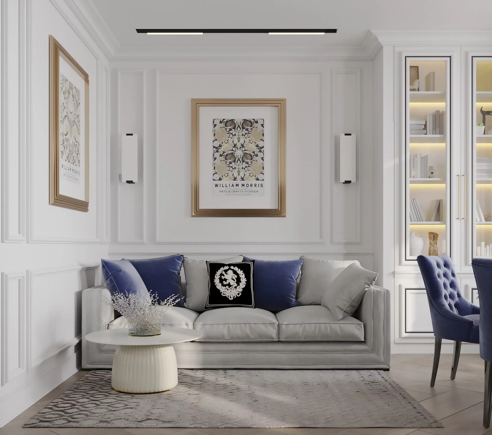 МОСКВА УЛ.СТРОИТЕЛЕЙ 90м2., проект 2024г.